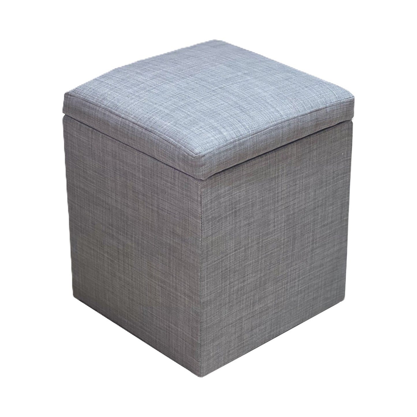 Pouf Square Fabric Storage