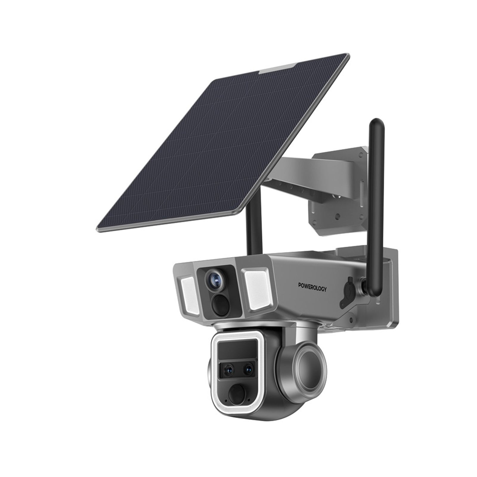 Powerology 4G/WIFI 10x Zoom 2MP 360° Camera - Black POWEROLOGY