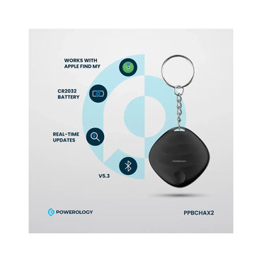 Powerology Smart Tag Accelerometer Built-in Speaker - Black POWEROLOGY