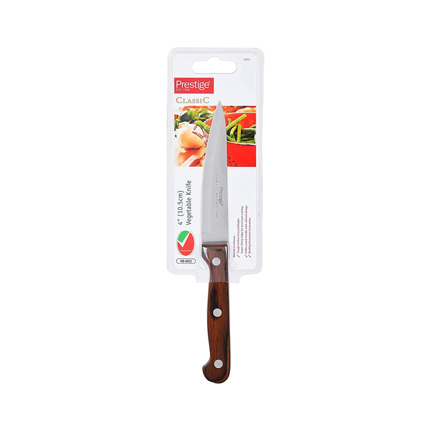 PRESTIGE 01974 VEGETABLE KNIFE 10.5CM