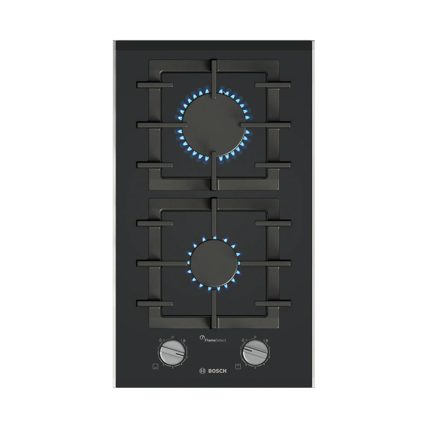 BOSCH Hob 30 cm 2 Gas Burners Vitroceramic Black
