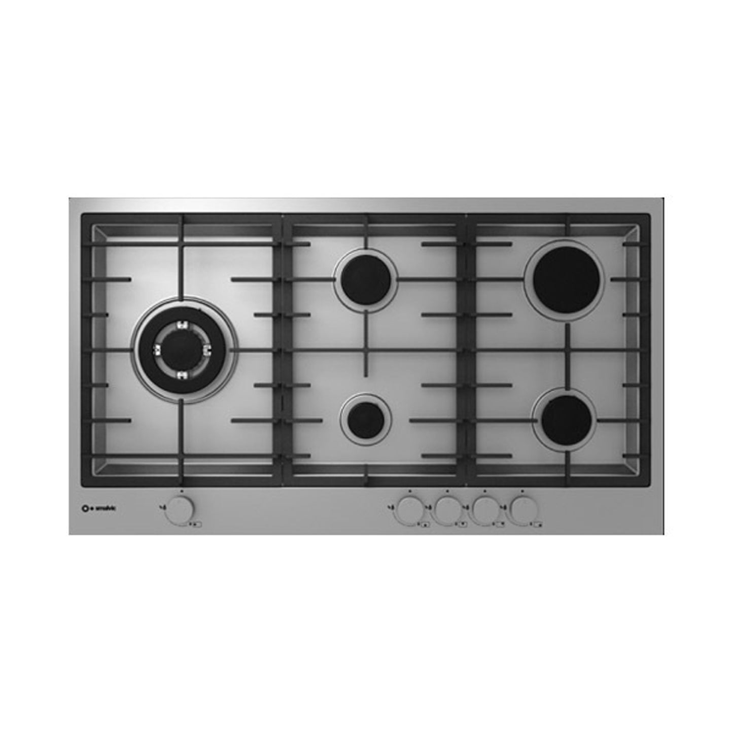 SMALVIC Hob 90Cm 5 Gas Burners White