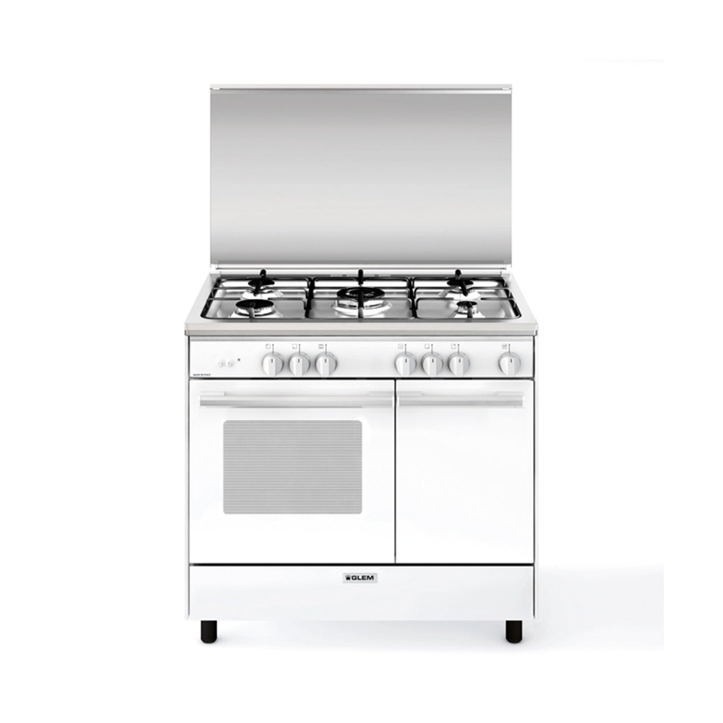 G.GAS Cooker Bottle 90 Cm 5 Burners Fume(9638)