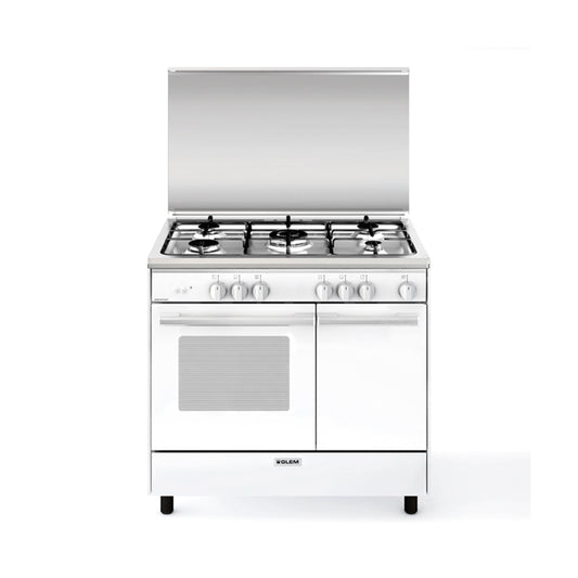 G.GAS Cooker Bottle 90 Cm 5 Burners Fume(9638)