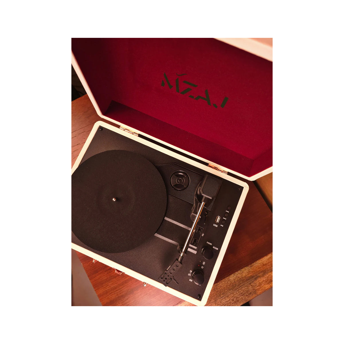 MZAJ The Crimson Harmony Serenova Turntable MZAJ