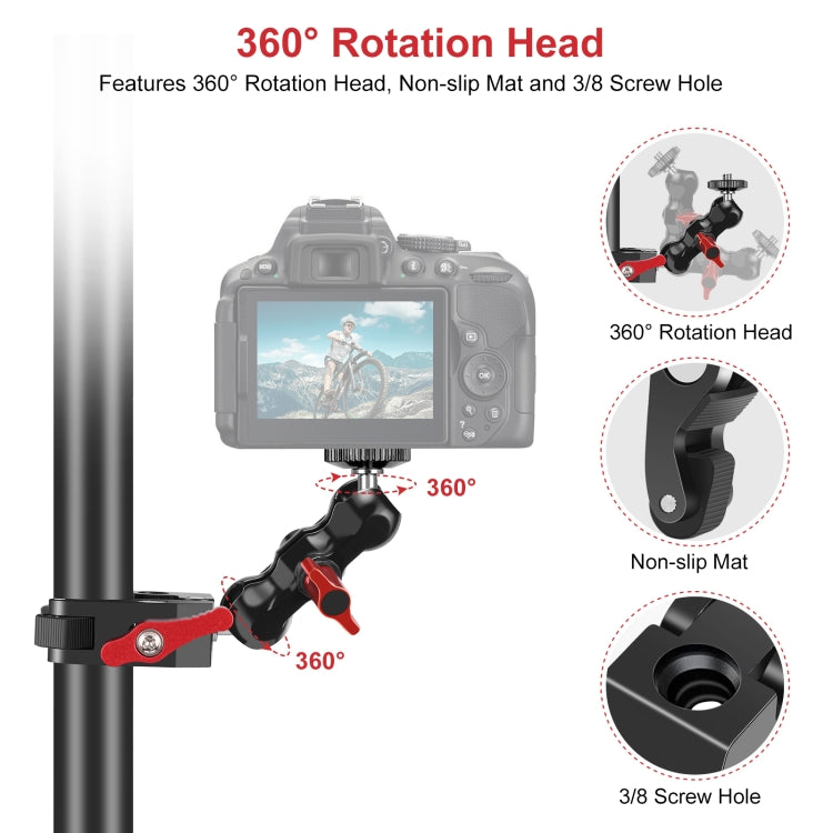 Magic Arm With Ball Mount Clamp