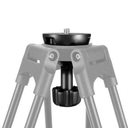 75mm Half Ball Flat to Bowl Adapter for Fluid Head Tripod
