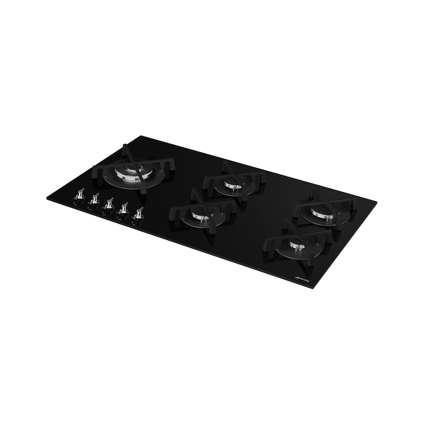 SMEG Hob 90 cm 5 Gas Burners Safety Classica Vitroceramic