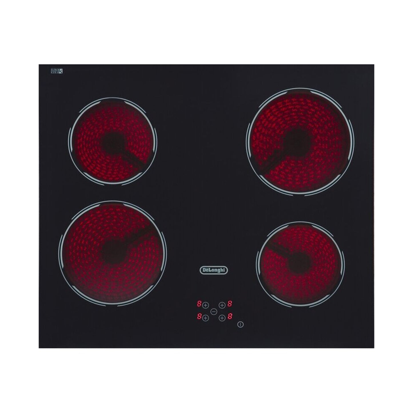 DELONGHI Hob 60 cm Electric Vitroceramic Black