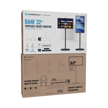 Powerology Banf 32 inch Smart Screen 8+128GB Storage