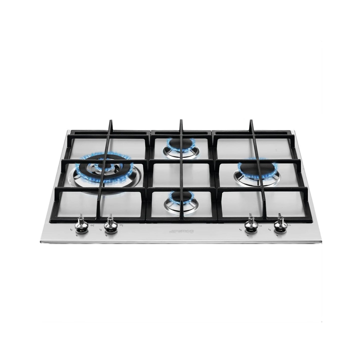 SMEG Hob 60 cm 4 Gas Burners Safety Stainless steel