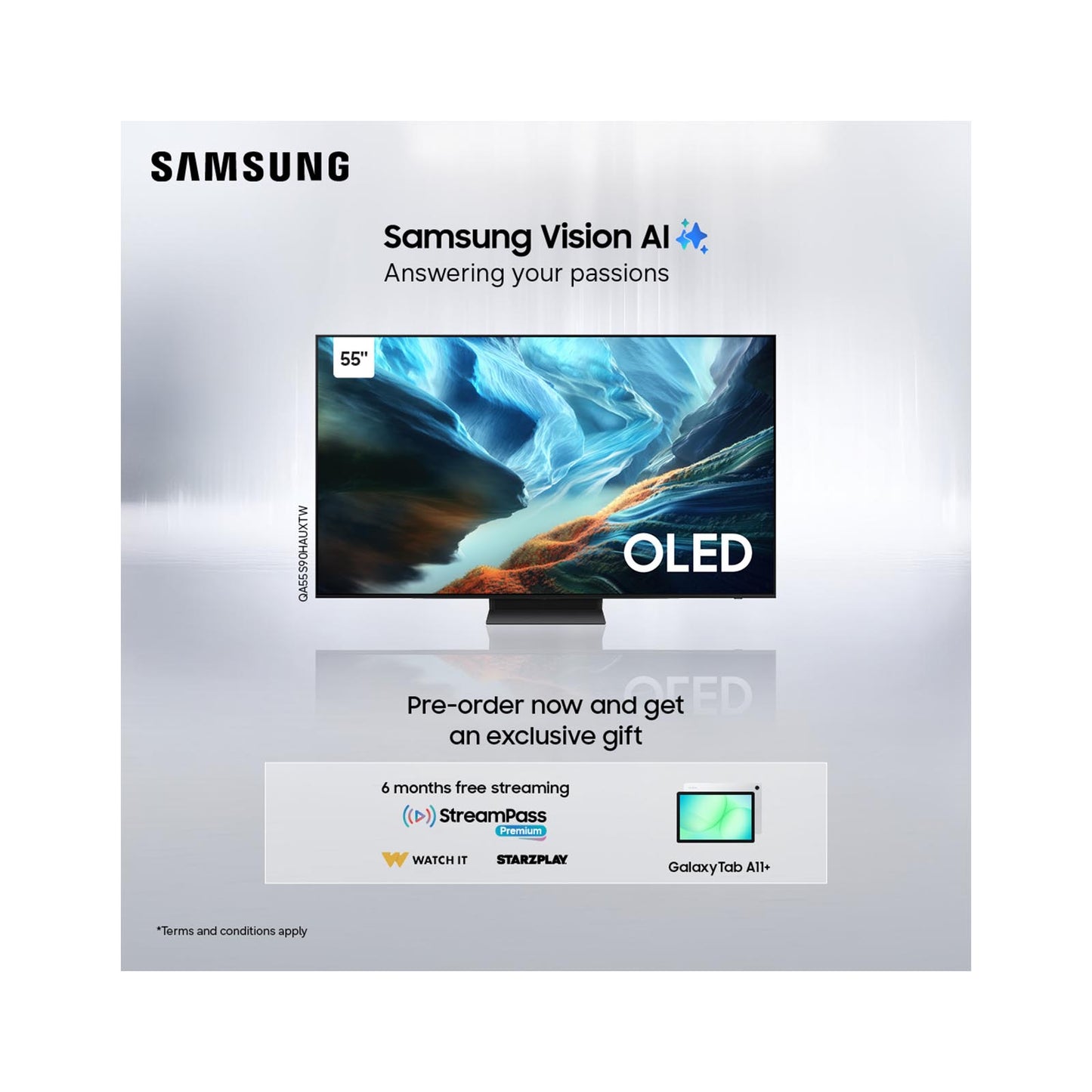 Samsung 55" OLED S90H 4K TV + A11+ SAMSUNG