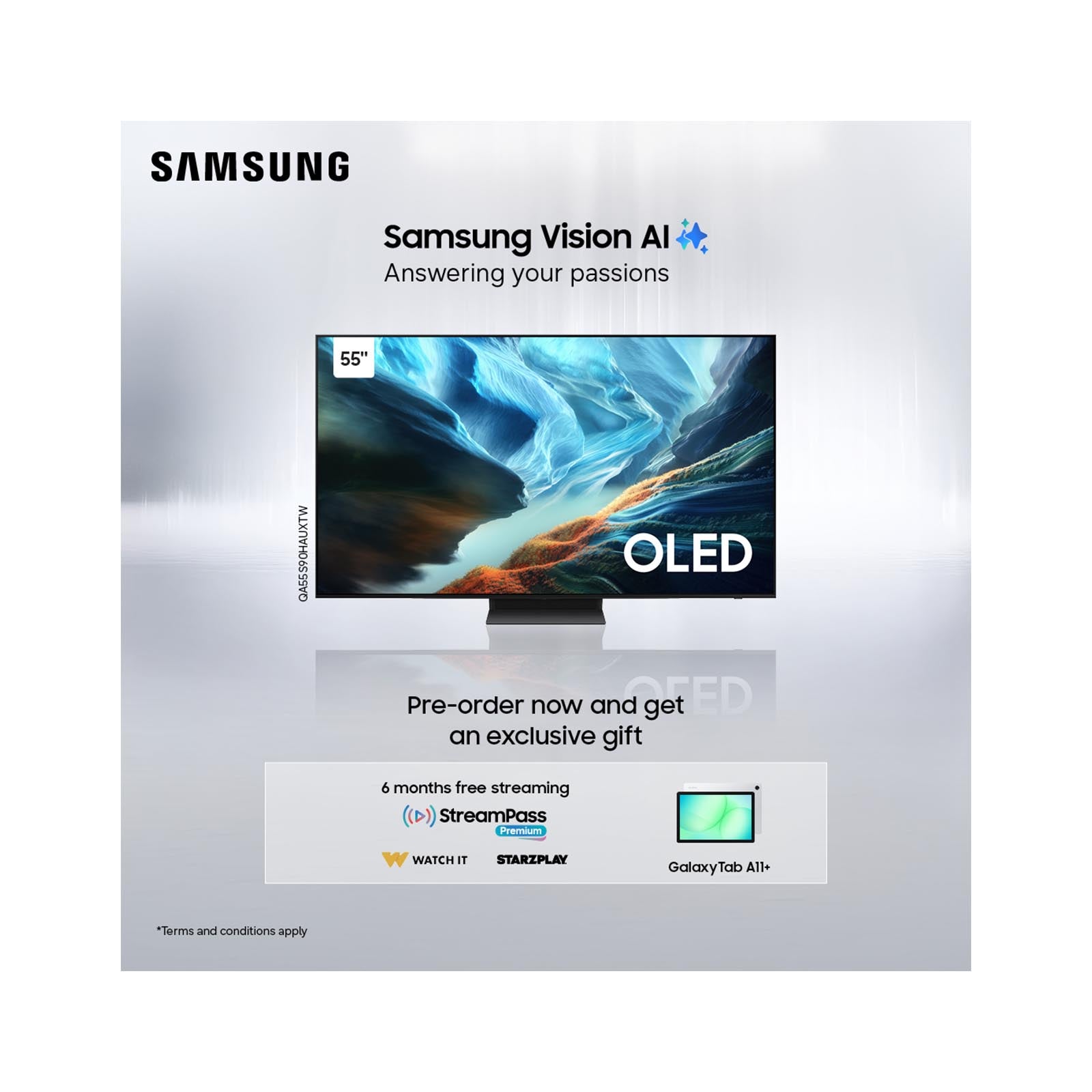 Samsung 55" OLED S90H 4K TV + A11+