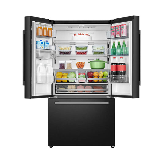 HISENSE Refrigerator French Doors 22 CF Inverter Wifi Black
