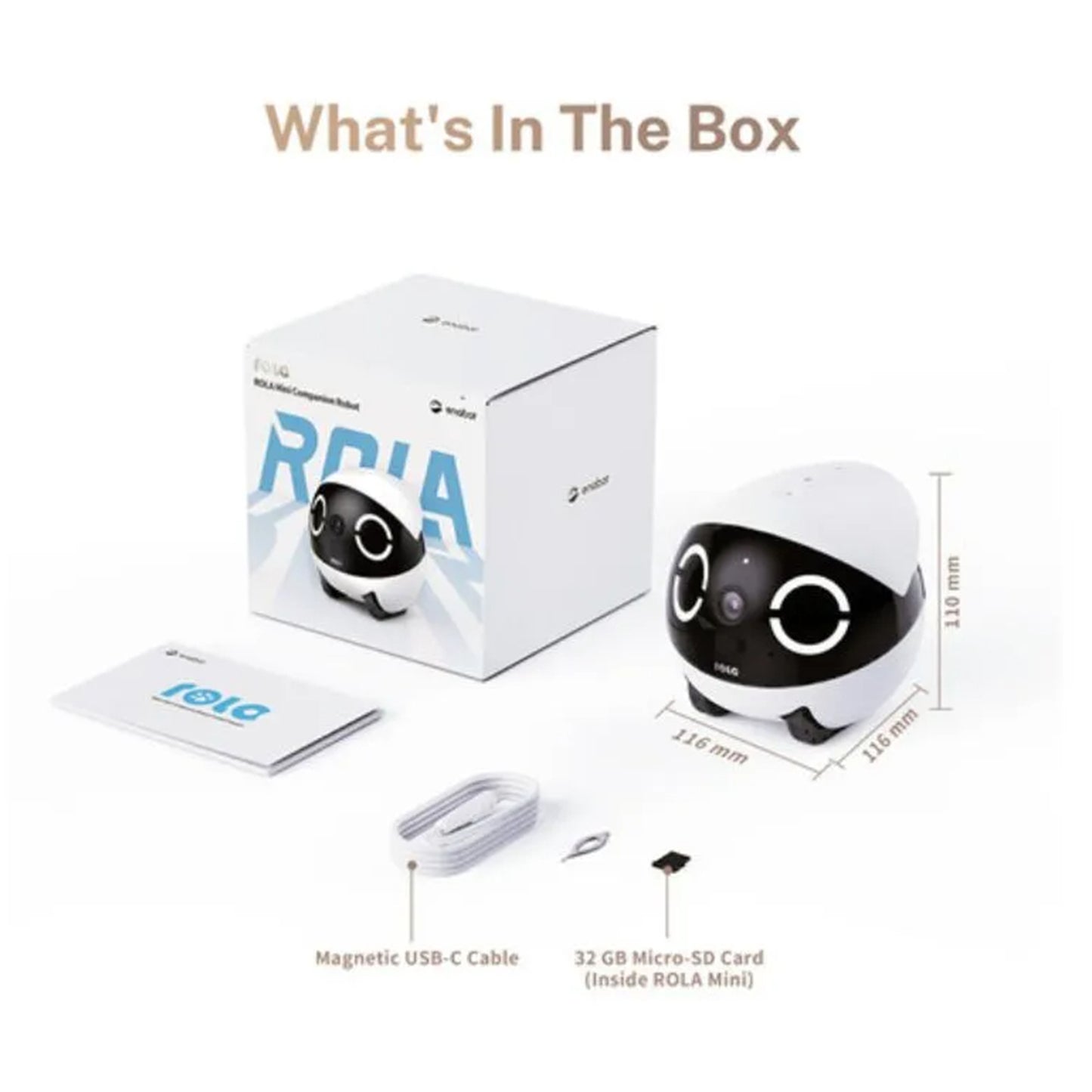 ROLA Mini FamilyBot – 2K, Night Vision