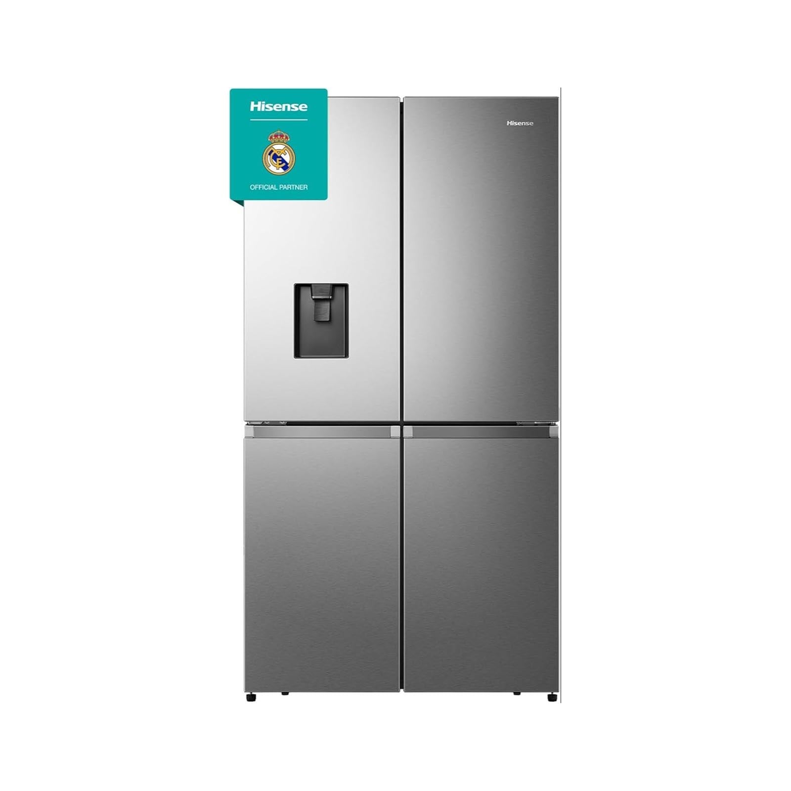 HISENSE Refrigerator 4 Doors 26CF Water Disperser Inox