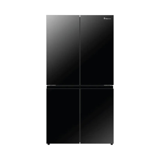 HISENSE Refrigerator 4 Doors 26 Cft Inverter Mirror Black