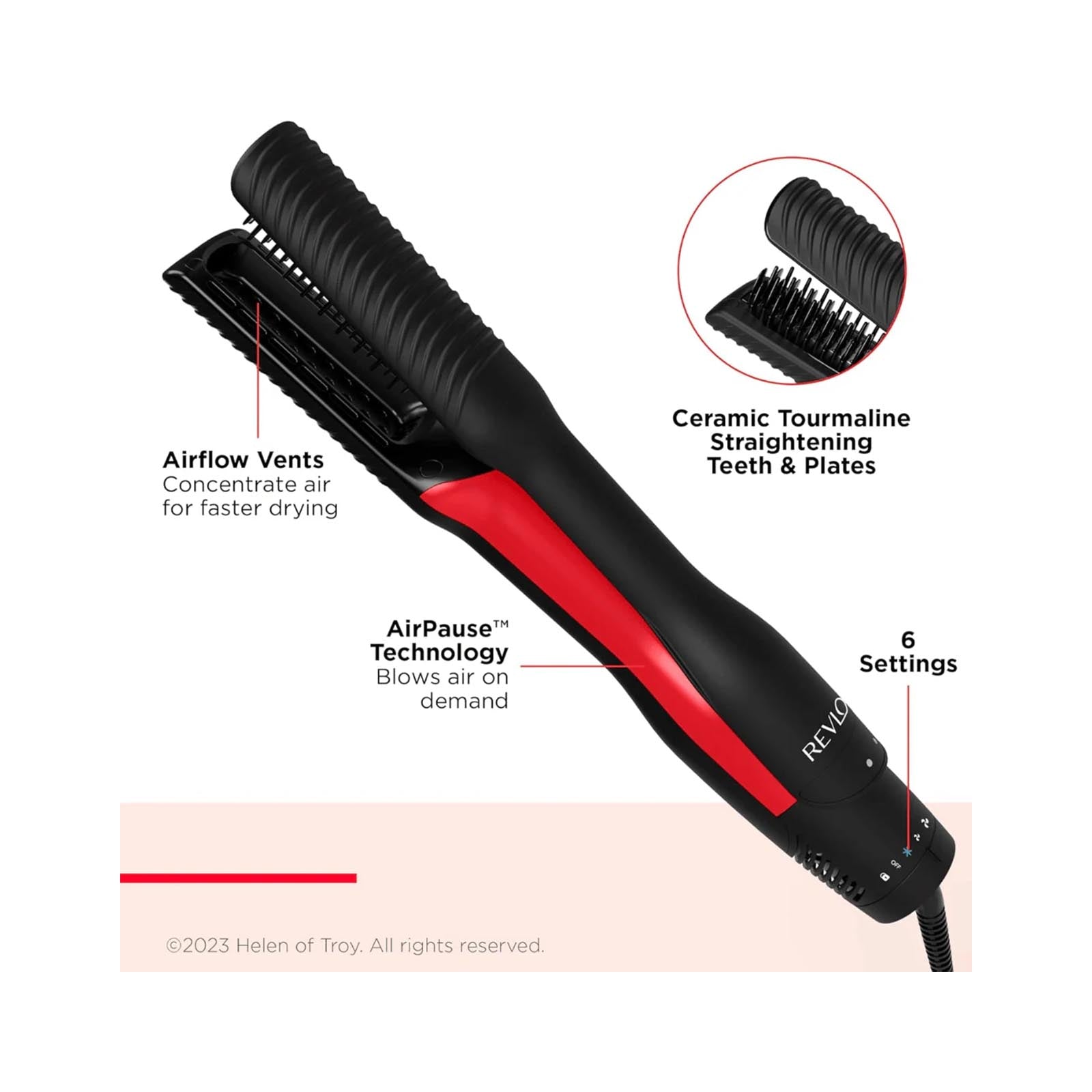 Revlon OneStep Air Straight 1000w 2in1 Dryer & Straightener