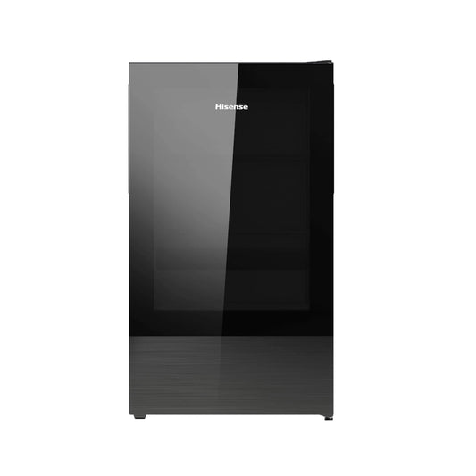 HISENSE Bottle Cooler 93 L 34 Bottles Wooden Shelves Black