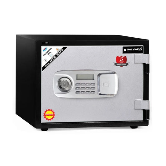 Salvado fire resistant safe 65Kg (H:38cm x W:50cm x D:43cm )