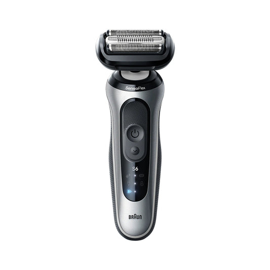 Braun Shaver Wet & Dry shaver with travel case, silver
