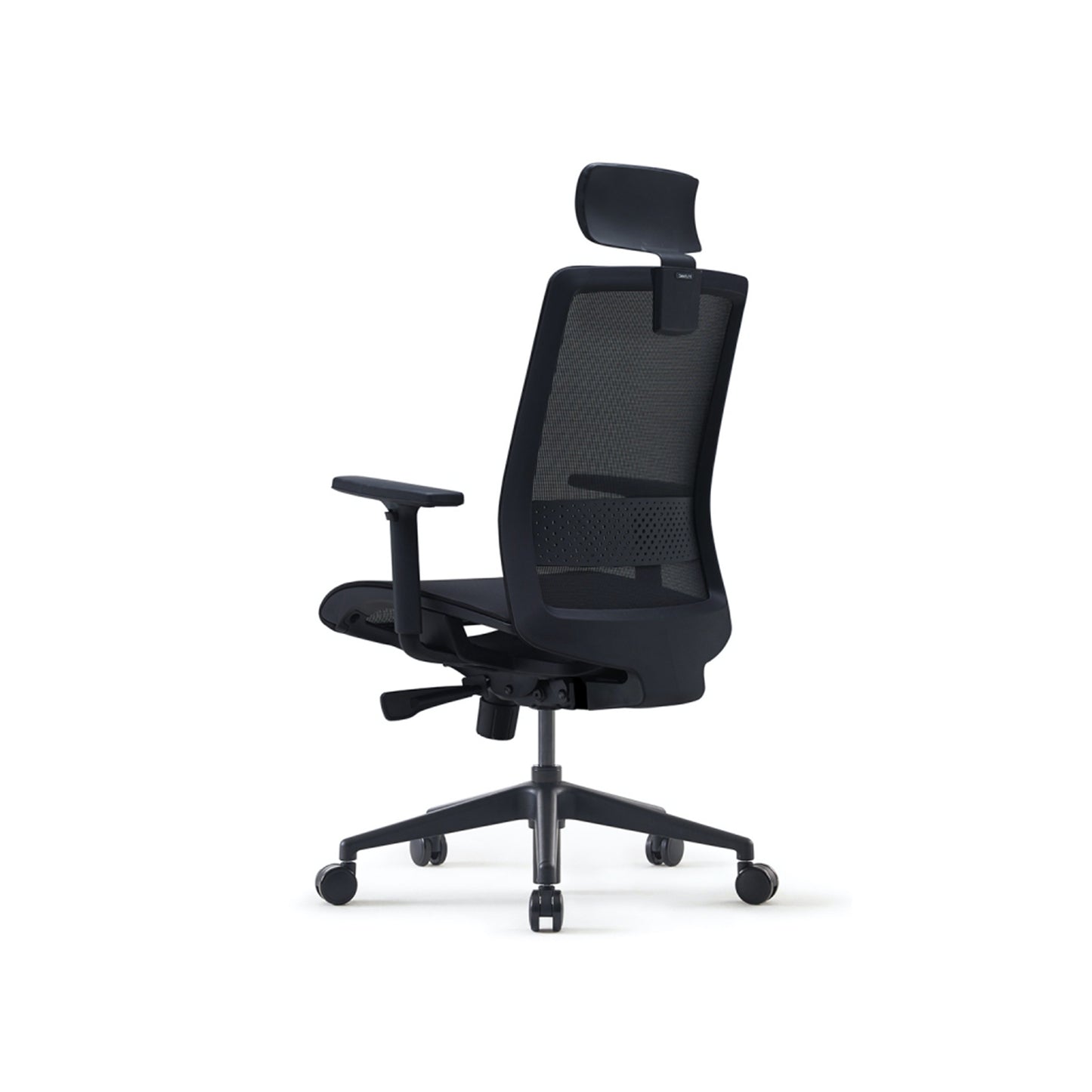 S35 High Back Chair + Adjustable Arms Black With Black Mesh