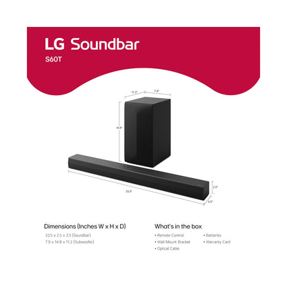 LG Soundbar With Dolby Audio 3.1 Channel