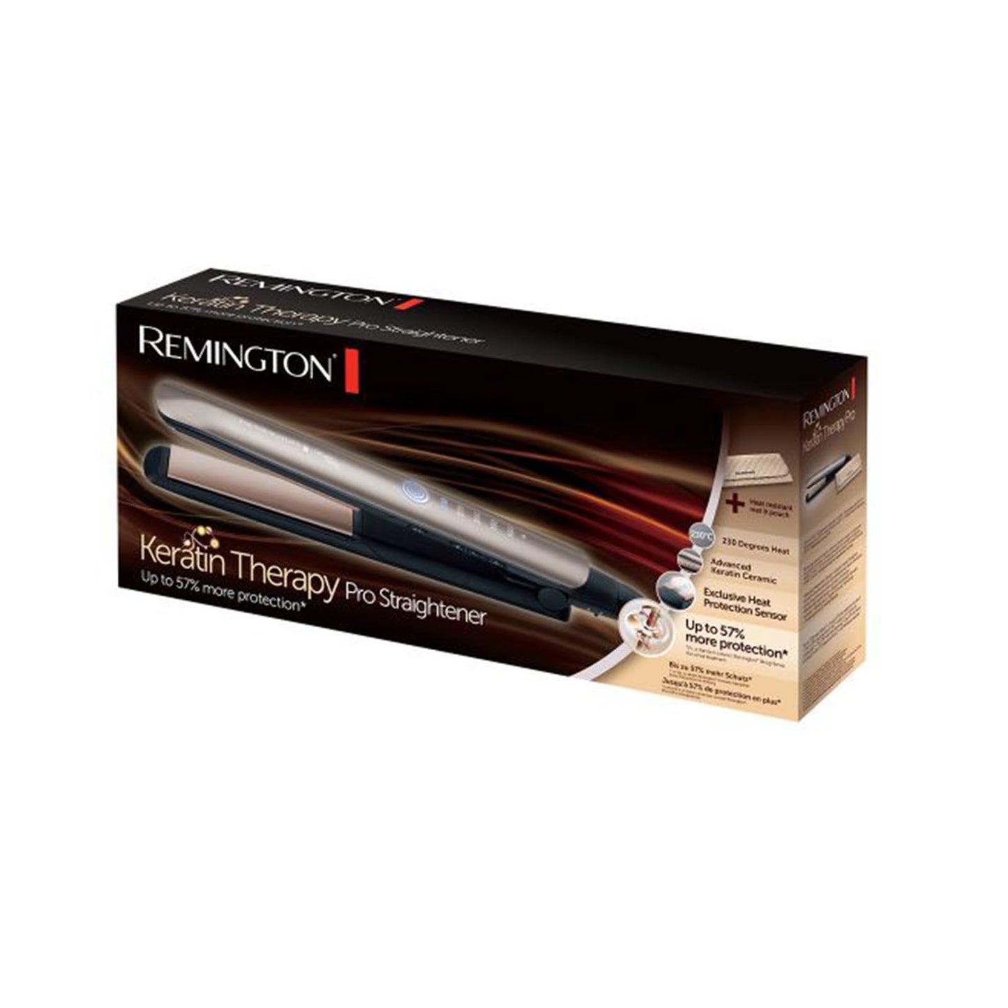 Remington Keratin Protect Hair Straightener 110mm Bronze REMINGTON