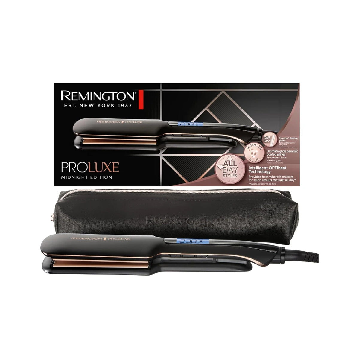 Remington Hair Straightener 150-230c  110mm plates