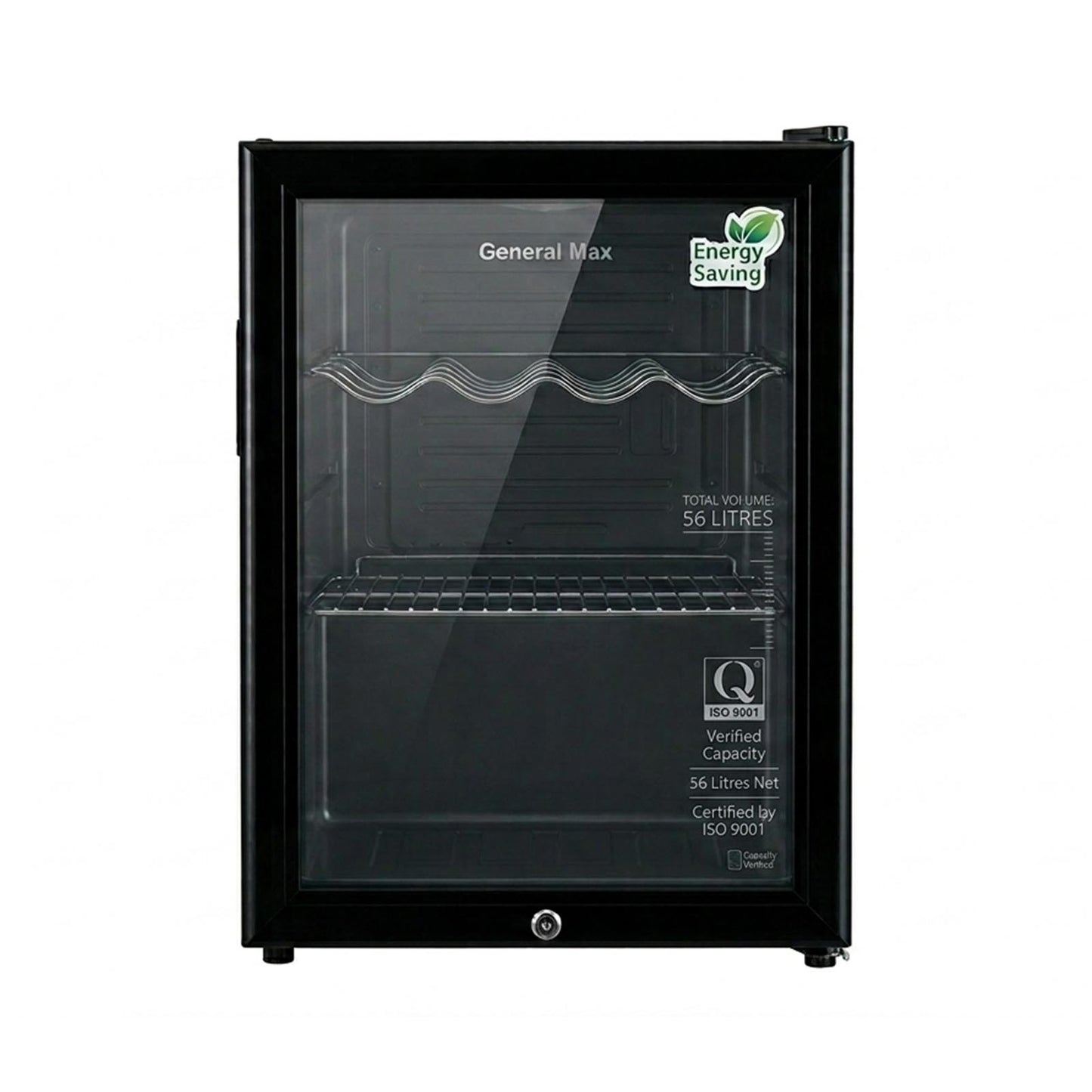 General Max Beverage Cooler 56 Liters Black General Max