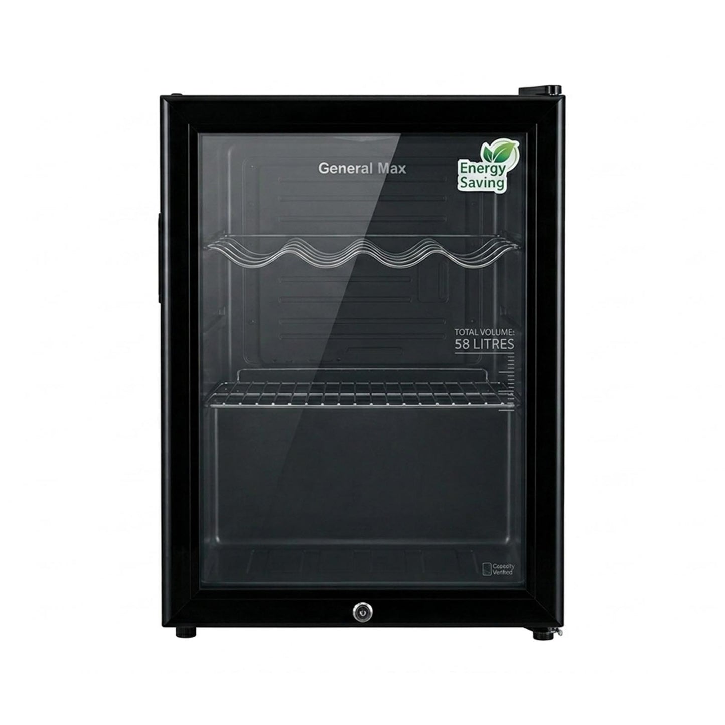 General Max Beverage Cooler 58 Liters Black General Max