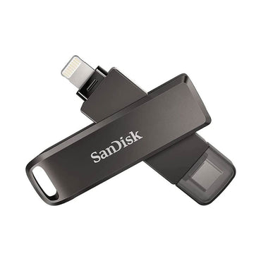 SAN DISK IXPAND FLASH DRIVE LUXE 256GB-USB-C+LIGHTNING-USBTC