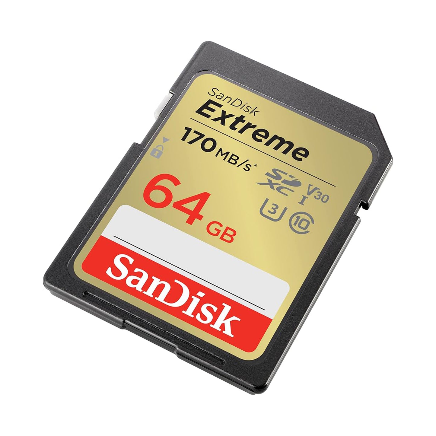 SANDISK SD EXTREME PRO 64GB, 170-80 MB/S - 1133x