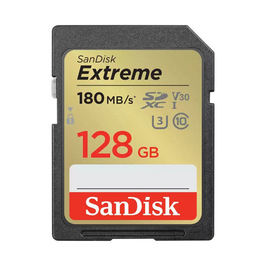 SANDISK SD EXTREME PRO 128GB - 180-90 MB/S - 1200X