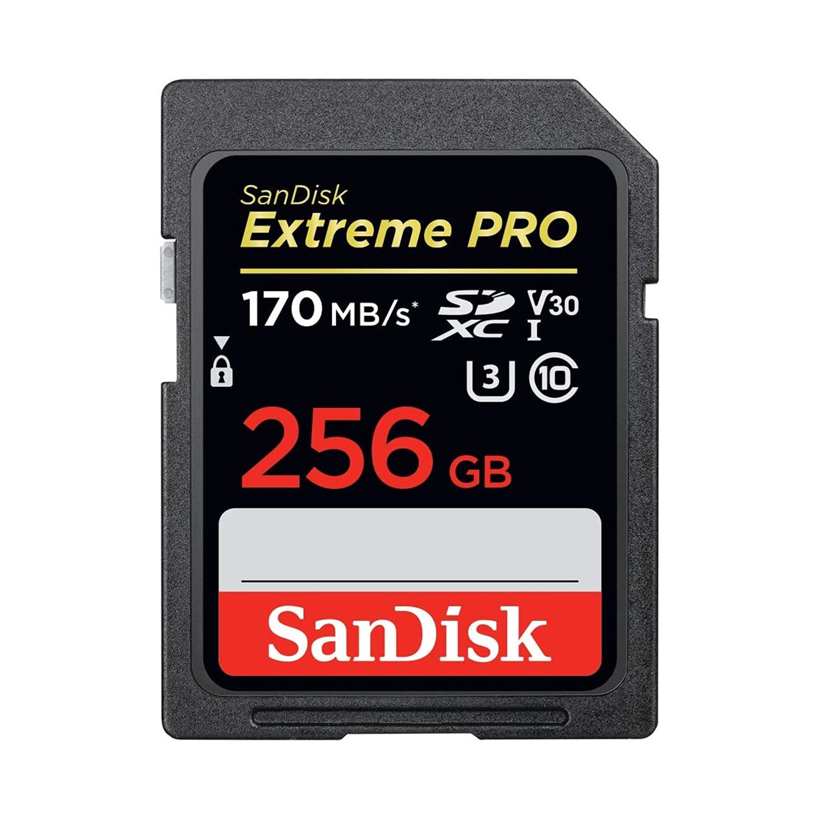 SANDISK SD EXTREME PRO 256GB - 200-140 MB/S - 1334X