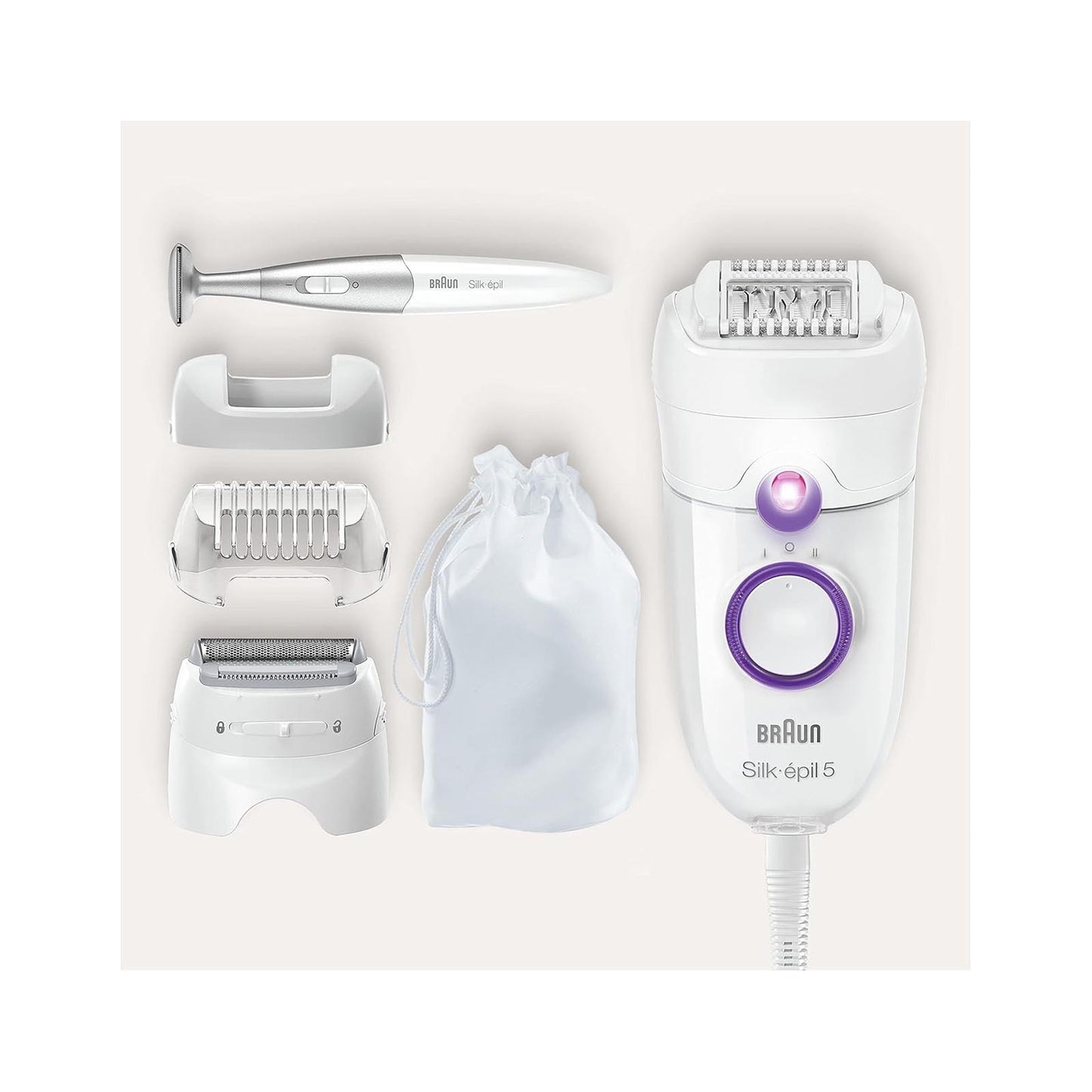 Braun Silk epil 5 For Wet and Dry use, W Bikini Styler, BRAUN