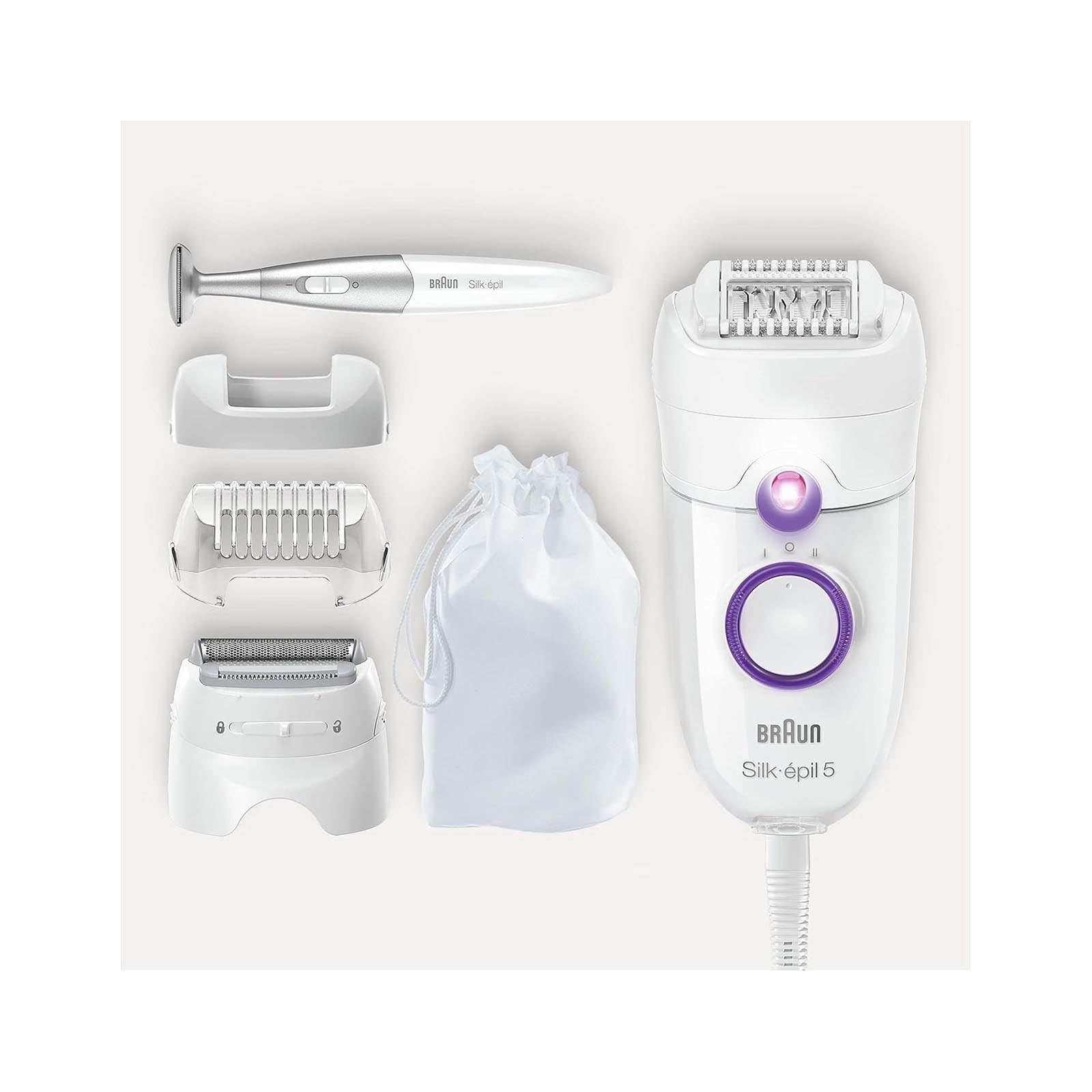 Braun Silk epil 5 For Wet and Dry use, W Bikini Styler,