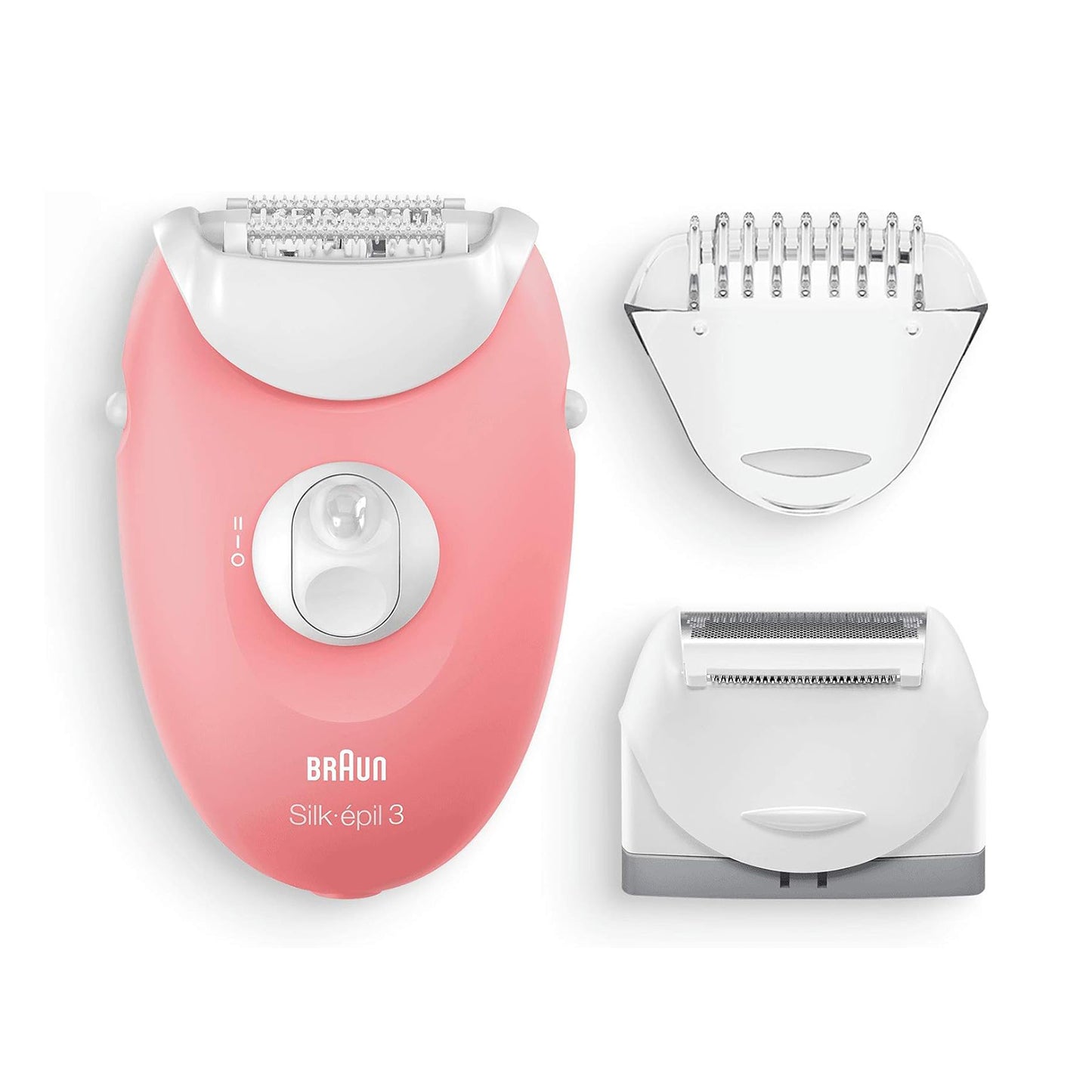 Braun Epilator Silk-Epil with 3 extras incl. shaver head.