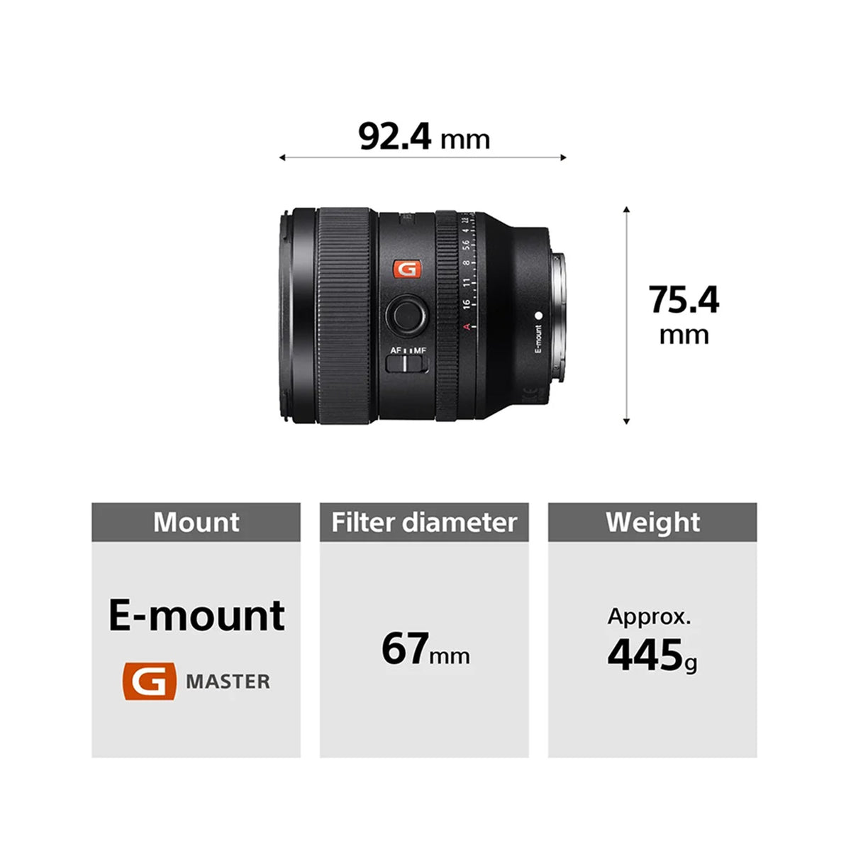 Sony FE 24mm f/1.4 GM Lens SONY
