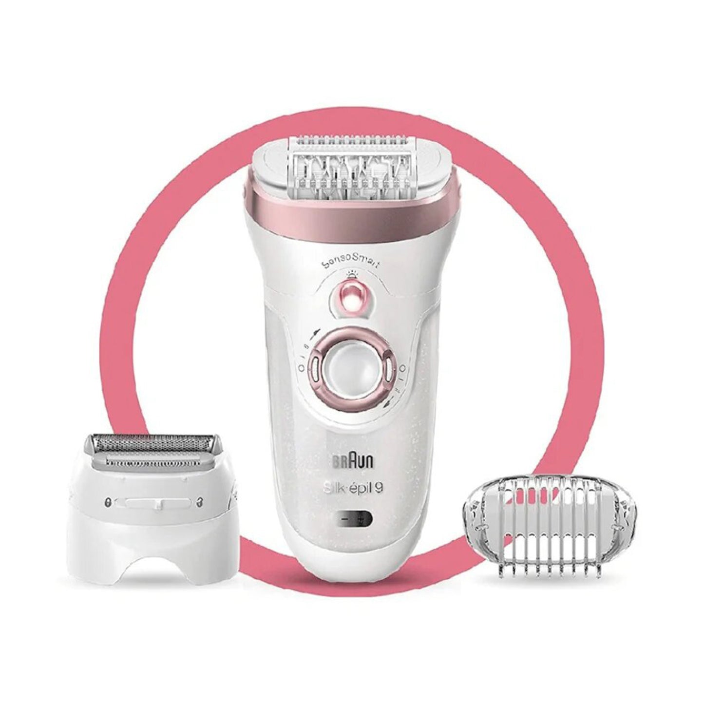 Braun Epilator Water Proof Smart Light In The Handle Reveals