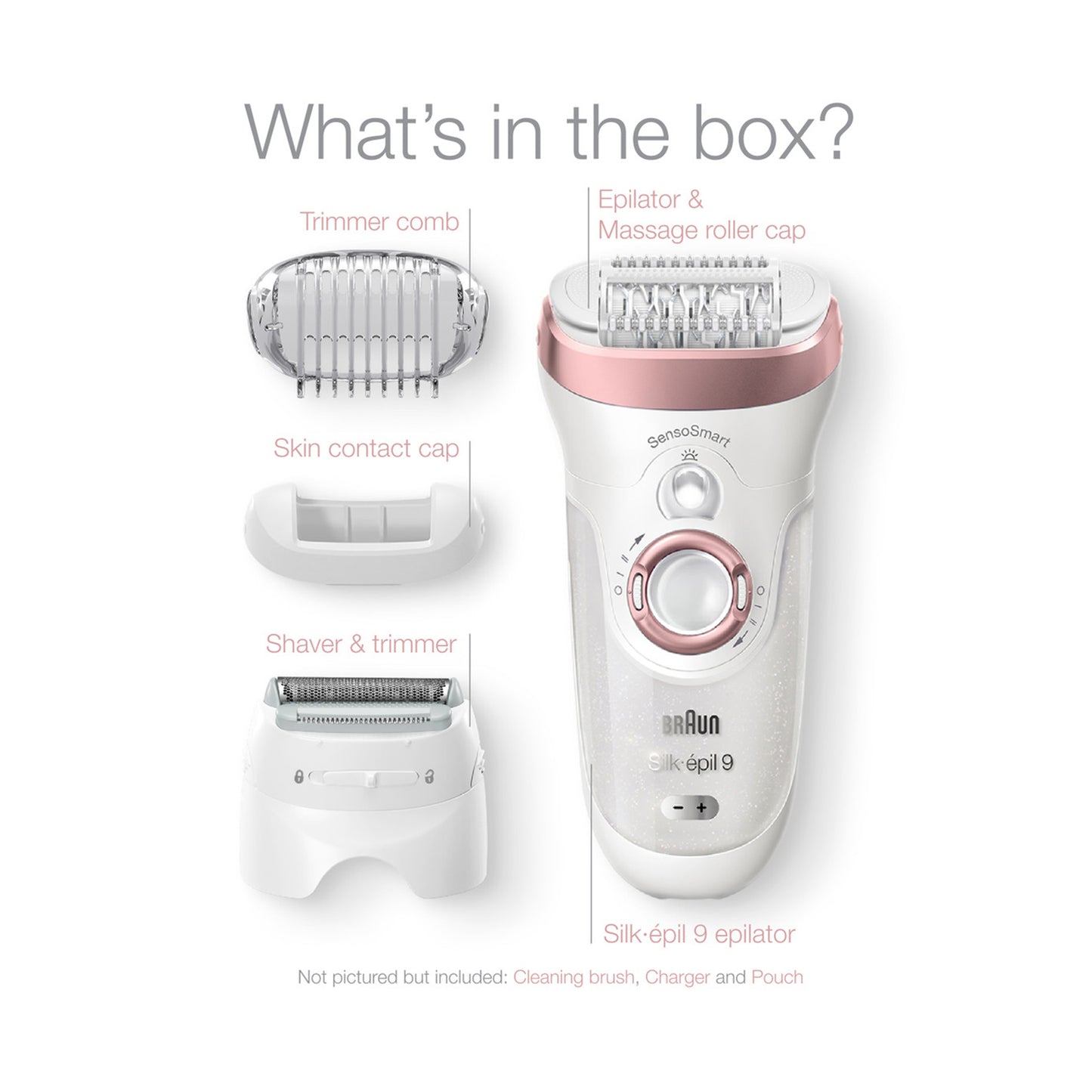 Braun Epilator Water Proof Smart Light In The Handle Reveals