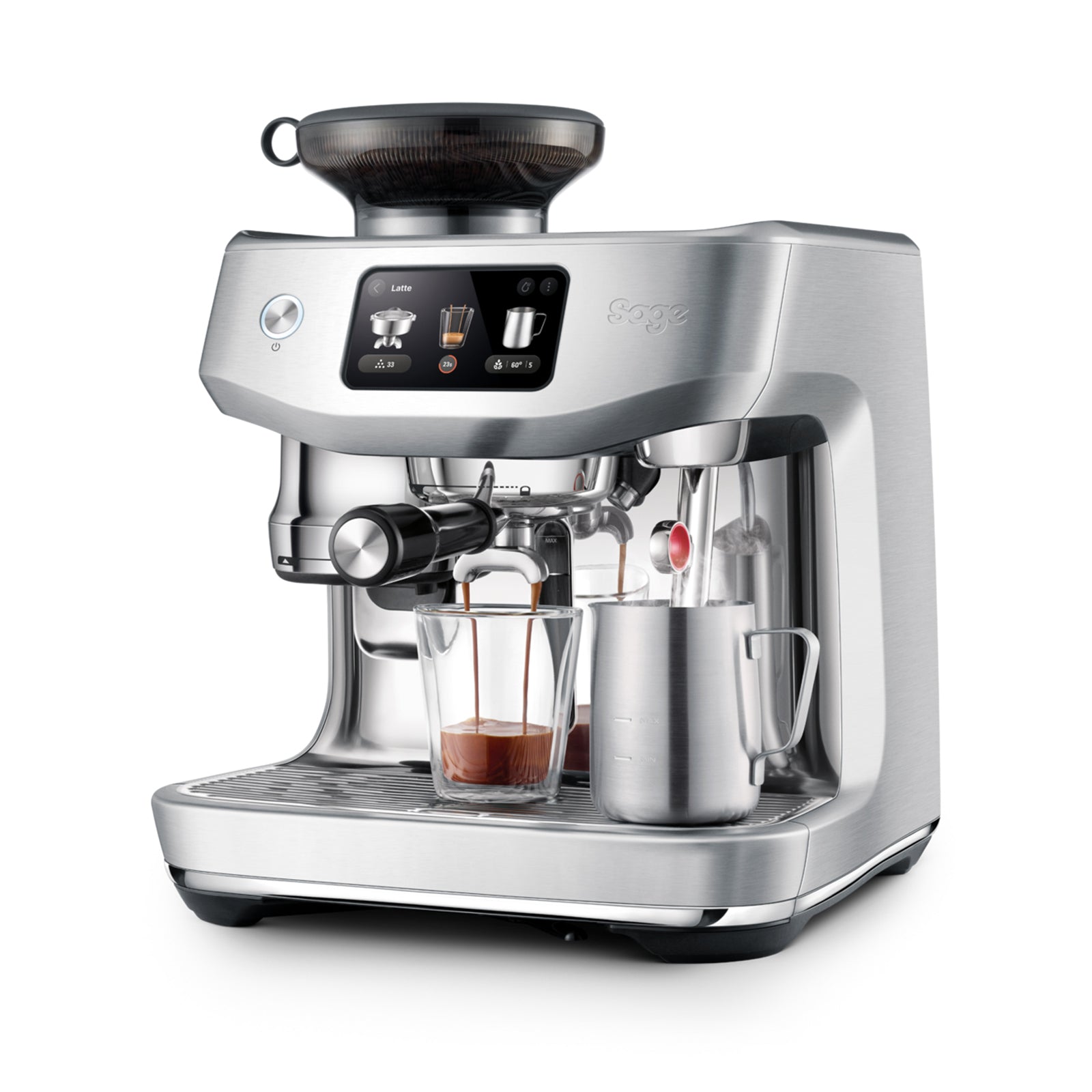 Sage Oracle Jet Espresso machine Brushed Steel