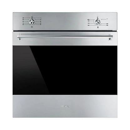 SMEG Oven Built in 60 cm Gas Gas Classica Stainless Steel