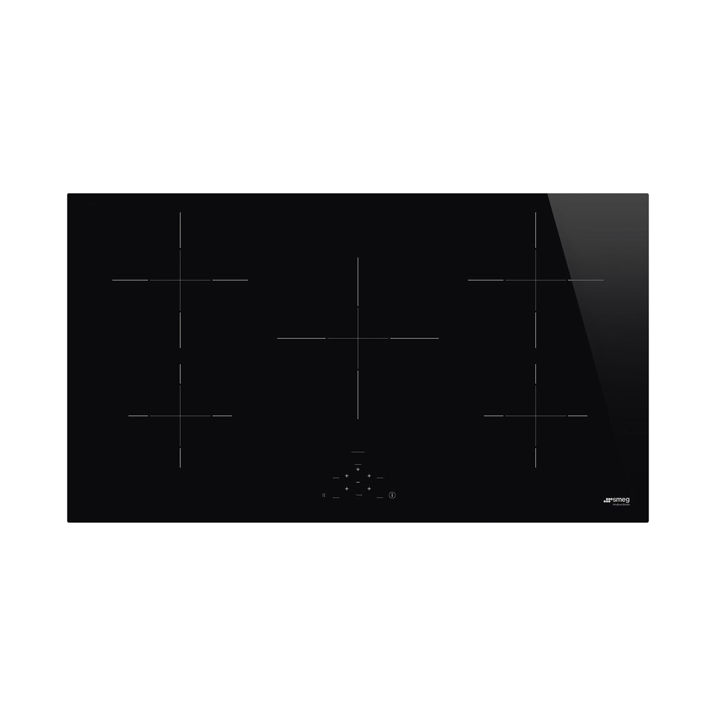 SMEG Hob 90 cm Induction 5 Cooking Zones Black