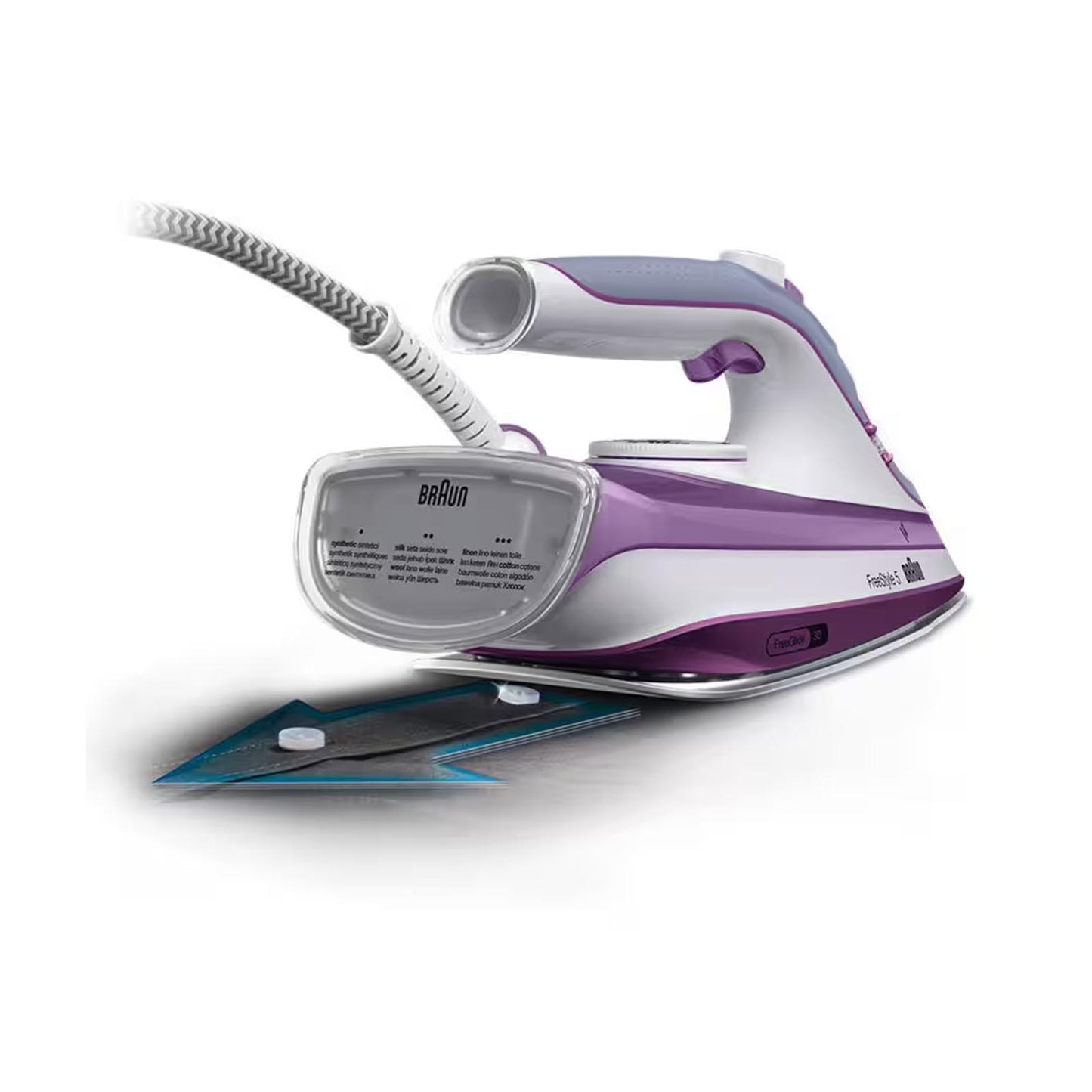 Braun FreeStyle 5 Steam iron Violet 2700W BRAUN