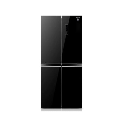 SHARP 24 Cft Refrigerator 4 Doors Glass Black