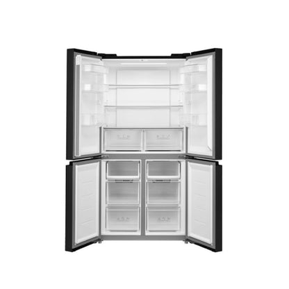 SHARP 24 Cft Refrigerator 4 Doors Glass Black