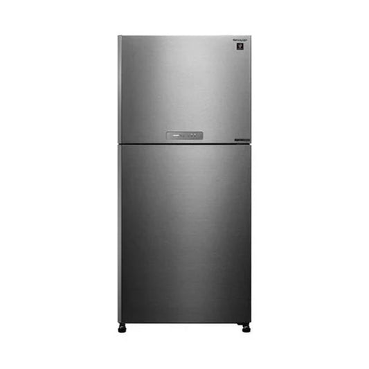 SHARP 24 Cft Refrigerator 2 Doors Stainless Steel