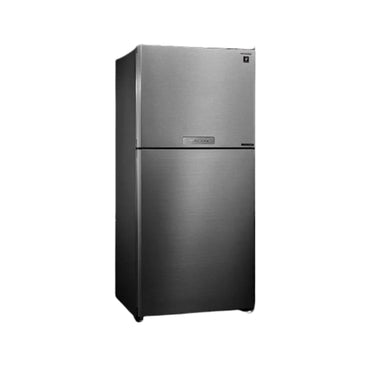 SHARP 24 Cft Refrigerator 2 Doors Stainless Steel