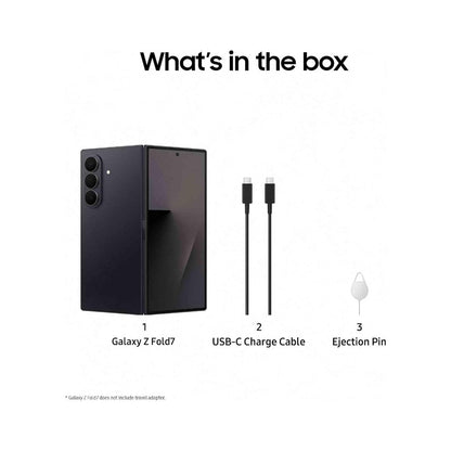 Samsung Galaxy Z Tri Fold 7 - 12GB- 512GB Storage - Jetblack SAMSUNG